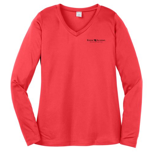 Sport-Tek Women's Long Sleeve PosiCharge Competitor V-Neck Tee (KA-LST353LS) image thumbnail