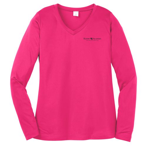 Sport-Tek Women's Long Sleeve PosiCharge Competitor V-Neck Tee (KA-LST353LS) image thumbnail