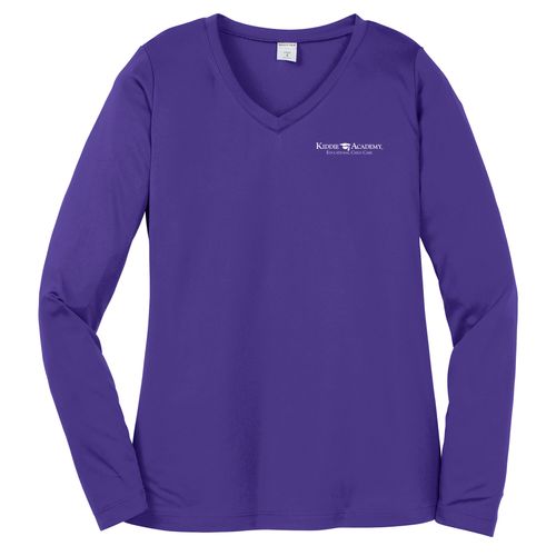 Sport-Tek Women's Long Sleeve PosiCharge Competitor V-Neck Tee (KA-LST353LS) image thumbnail