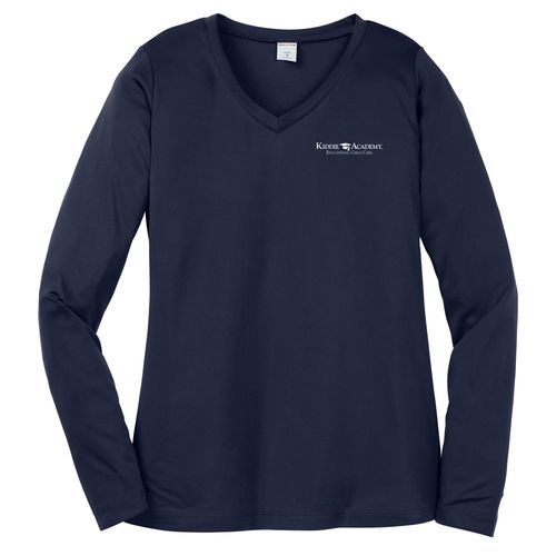 Sport-Tek Women's Long Sleeve PosiCharge Competitor V-Neck Tee (KA-LST353LS) image thumbnail