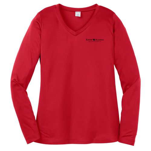 Sport-Tek Women's Long Sleeve PosiCharge Competitor V-Neck Tee (KA-LST353LS) image thumbnail