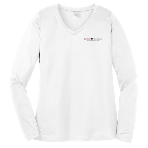 Sport-Tek Women's Long Sleeve PosiCharge Competitor V-Neck Tee (KA-LST353LS) image thumbnail