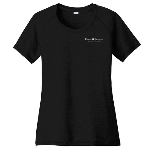 Sport-Tek Women's PosiCharge Tri-Blend Wicking Scoop Neck Raglan Tee (KA-LST400) image thumbnail