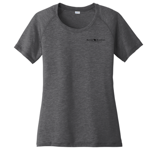 Sport-Tek Women's PosiCharge Tri-Blend Wicking Scoop Neck Raglan Tee (KA-LST400) image thumbnail