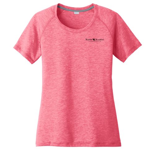 Sport-Tek Women's PosiCharge Tri-Blend Wicking Scoop Neck Raglan Tee (KA-LST400) image thumbnail