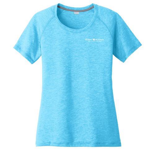 Sport-Tek Women's PosiCharge Tri-Blend Wicking Scoop Neck Raglan Tee (KA-LST400) image thumbnail