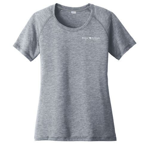 Sport-Tek Women's PosiCharge Tri-Blend Wicking Scoop Neck Raglan Tee (KA-LST400) image thumbnail