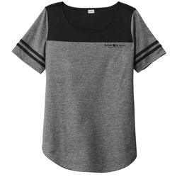Image of Sport-Tek Women's PosiCharge Tri-Blend Wicking Fan Tee (KA-LST403)