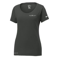 Image of Nike Women's Dri-FIT Cotton/Poly Scoop Neck Tee (KA-NKBQ5234)