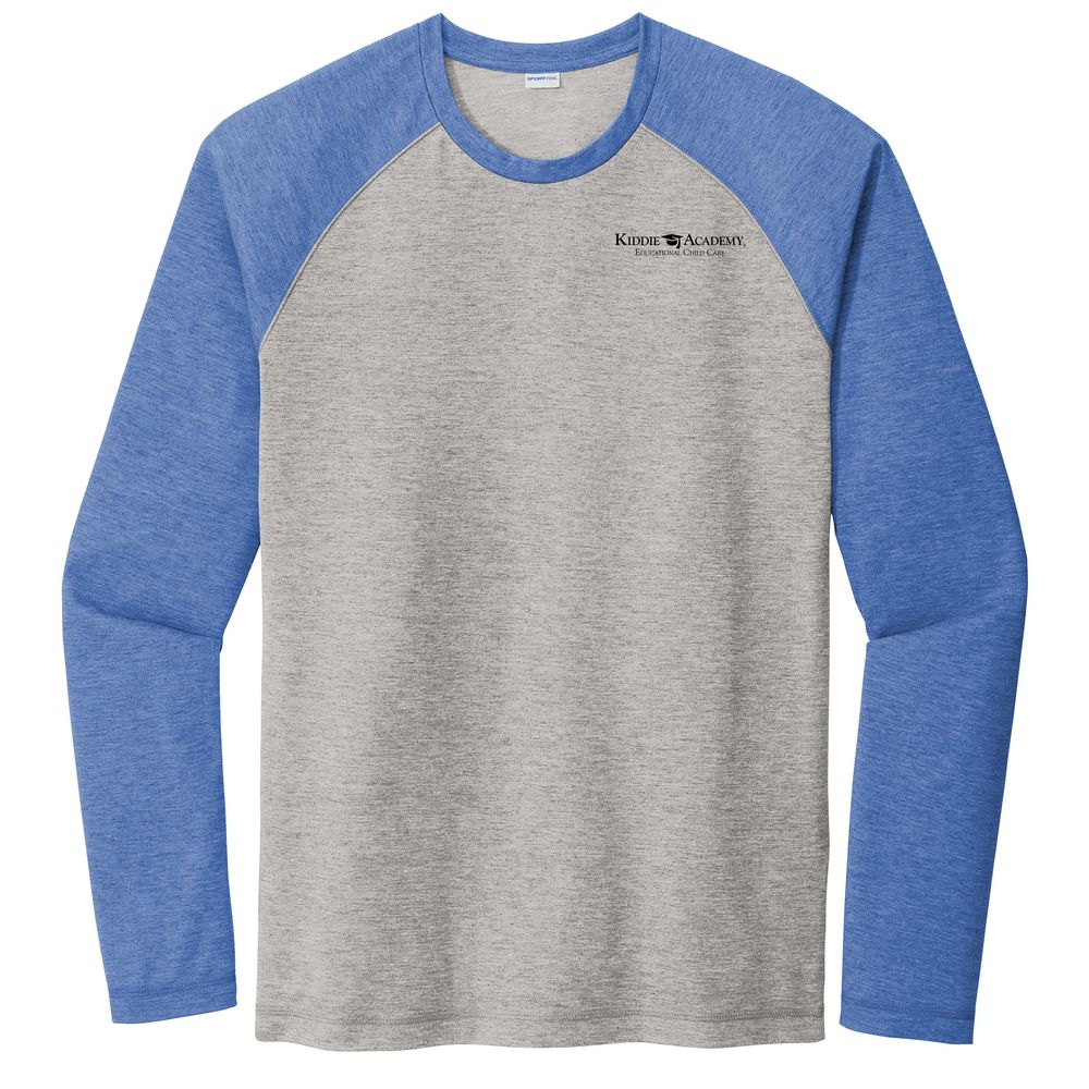 Sport-Tek PosiCharge Long Sleeve Tri-Blend Wicking Raglan Tee (KA-ST400LS) primary image