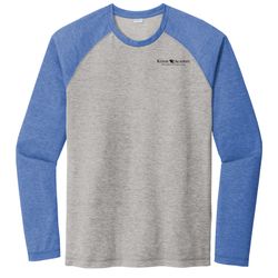 Image of Sport-Tek PosiCharge Long Sleeve Tri-Blend Wicking Raglan Tee (KA-ST400LS)