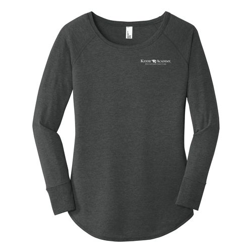 District Women's Perfect Tri Long Sleeve Tunic Tee (KA-DT132L) image thumbnail