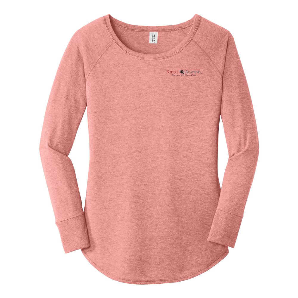 District Women's Perfect Tri Long Sleeve Tunic Tee (KA-DT132L) primary image