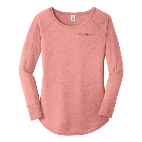 District Women's Perfect Tri Long Sleeve Tunic Tee (KA-DT132L) image thumbnail