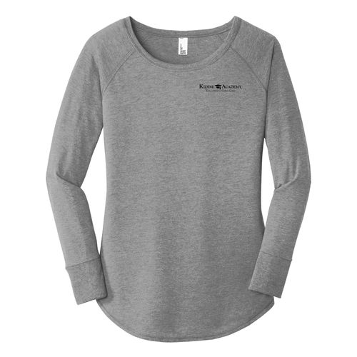 District Women's Perfect Tri Long Sleeve Tunic Tee (KA-DT132L) image thumbnail
