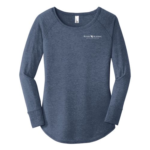 District Women's Perfect Tri Long Sleeve Tunic Tee (KA-DT132L) image thumbnail