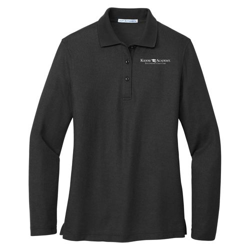 Port Authority Women's Silk Touch Long Sleeve Polo (KA-L500LS) image thumbnail