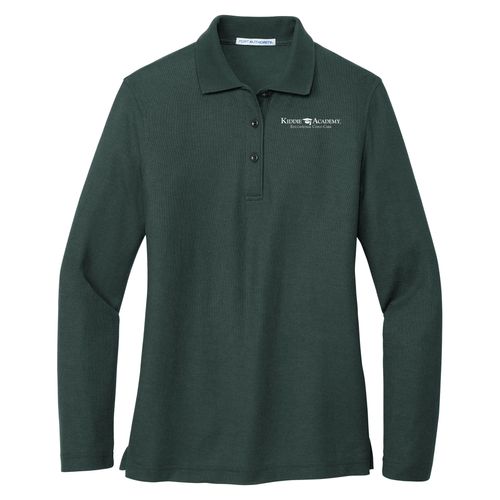 Port Authority Women's Silk Touch Long Sleeve Polo (KA-L500LS) image thumbnail