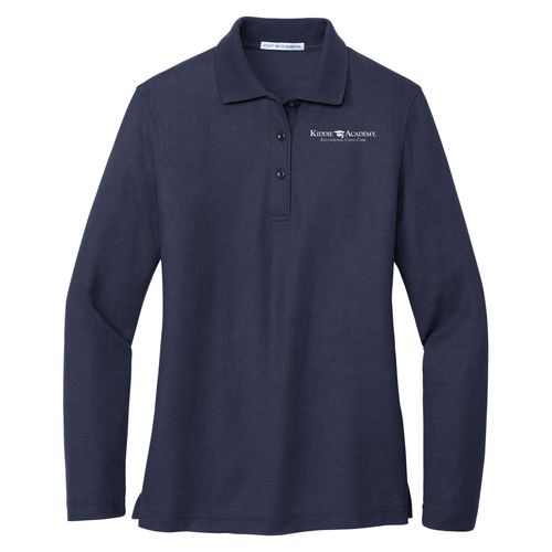 Port Authority Women's Silk Touch Long Sleeve Polo (KA-L500LS) image thumbnail