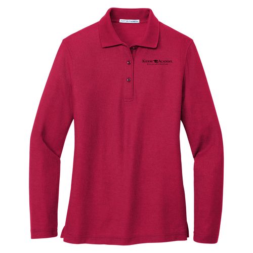 Port Authority Women's Silk Touch Long Sleeve Polo (KA-L500LS) image thumbnail