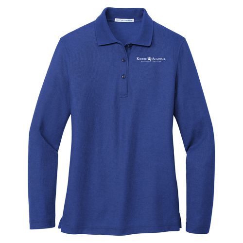 Port Authority Women's Silk Touch Long Sleeve Polo (KA-L500LS) image thumbnail
