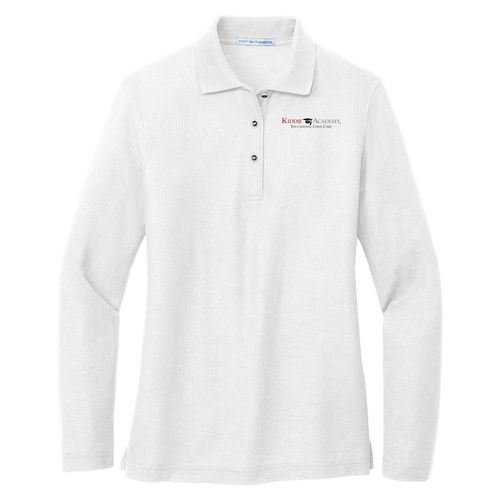 Port Authority Women's Silk Touch Long Sleeve Polo (KA-L500LS) image thumbnail