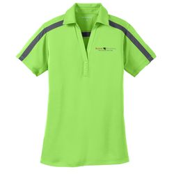 Image of Port Authority Women's Silk Touch Performance Colorblock Stripe Polo (KA-L547)
