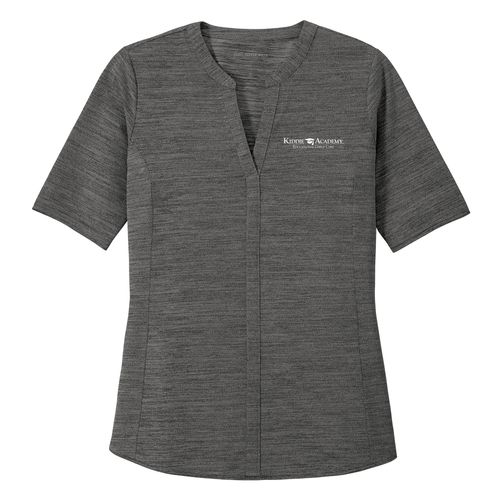 Port Authority Women's Stretch Heather Open Neck Top (KA-LK583) image thumbnail