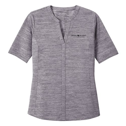 Port Authority Women's Stretch Heather Open Neck Top (KA-LK583) image thumbnail