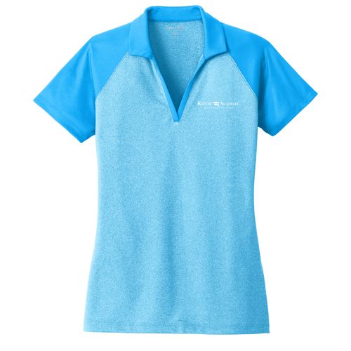 Sport-Tek Women's PosiCharge RacerMesh Raglan Heather Block Polo (KA-LST641) image thumbnail