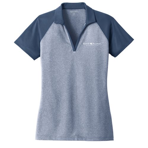 Sport-Tek Women's PosiCharge RacerMesh Raglan Heather Block Polo (KA-LST641) image thumbnail