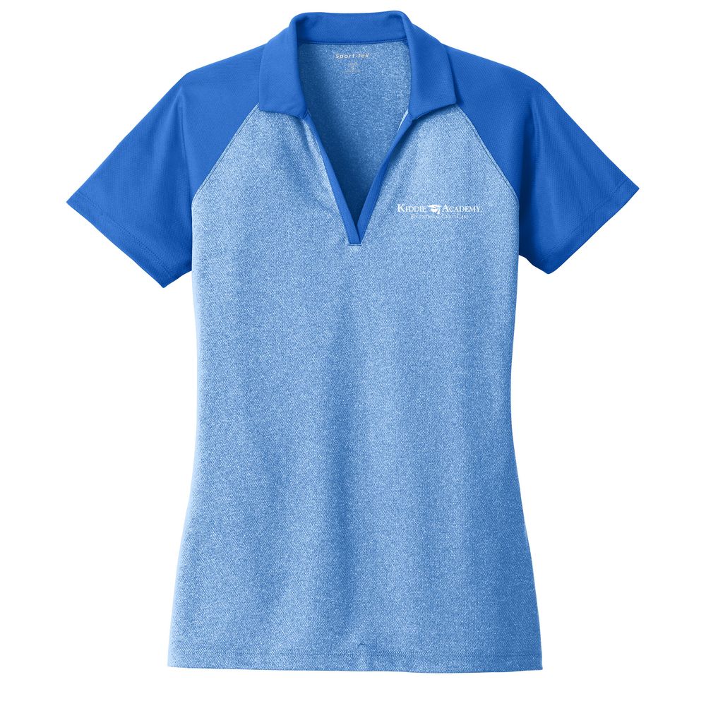 Sport-Tek Women's PosiCharge RacerMesh Raglan Heather Block Polo (KA-LST641) primary image