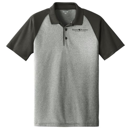 Sport-Tek PosiCharge RacerMesh Raglan Heather Block Polo (KA-ST641) image thumbnail