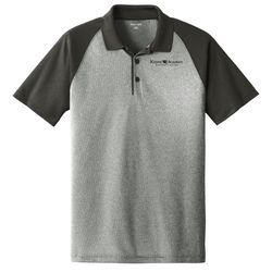 Image of Sport-Tek PosiCharge RacerMesh Raglan Heather Block Polo (KA-ST641)