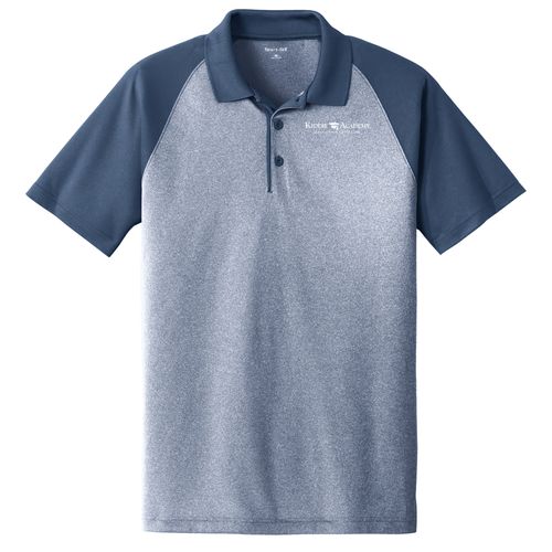 Sport-Tek PosiCharge RacerMesh Raglan Heather Block Polo (KA-ST641) image thumbnail