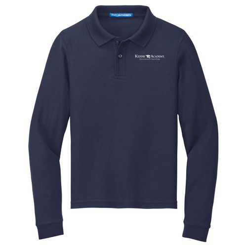Port Authority Youth Long Sleeve Silk Touch Polo (KA-Y500LS) image thumbnail