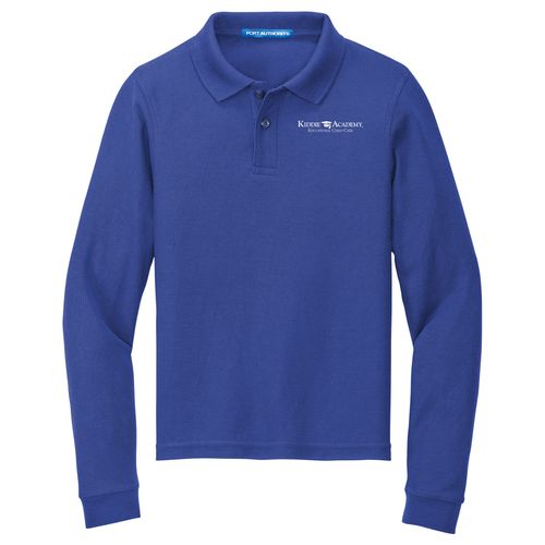 Port Authority Youth Long Sleeve Silk Touch Polo (KA-Y500LS) image thumbnail