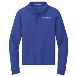 Image of Port Authority Youth Long Sleeve Silk Touch Polo (KA-Y500LS)