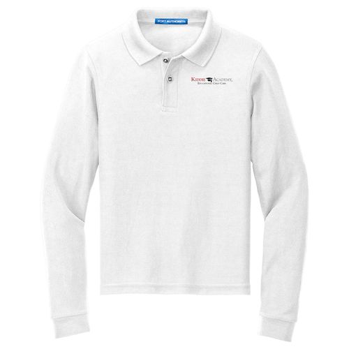 Port Authority Youth Long Sleeve Silk Touch Polo (KA-Y500LS) image thumbnail