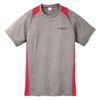 VINTAGE HEATHER / TRUE RED