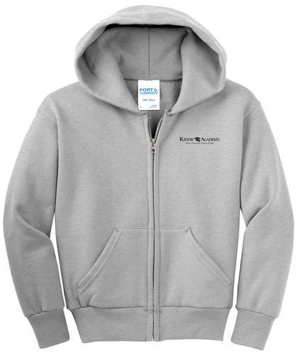 Port & Company Youth Core Fleece Full-Zip Hooded Sweatshirt (KA-PC90YZH) image thumbnail