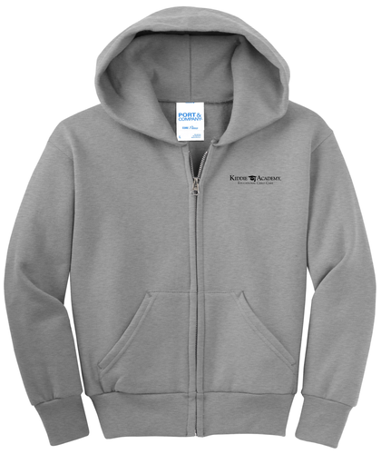 Port & Company Youth Core Fleece Full-Zip Hooded Sweatshirt (KA-PC90YZH) image thumbnail