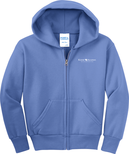 Port & Company Youth Core Fleece Full-Zip Hooded Sweatshirt (KA-PC90YZH) image thumbnail