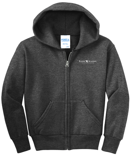 Port & Company Youth Core Fleece Full-Zip Hooded Sweatshirt (KA-PC90YZH) image thumbnail
