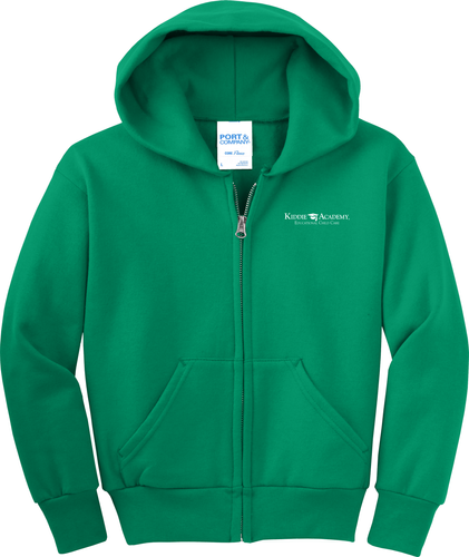 Port & Company Youth Core Fleece Full-Zip Hooded Sweatshirt (KA-PC90YZH) image thumbnail