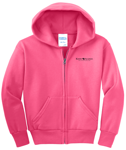 Port & Company Youth Core Fleece Full-Zip Hooded Sweatshirt (KA-PC90YZH) image thumbnail