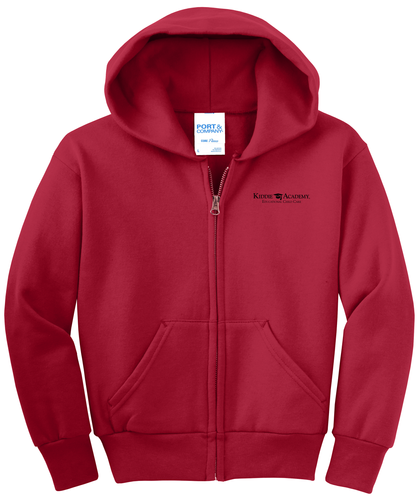 Port & Company Youth Core Fleece Full-Zip Hooded Sweatshirt (KA-PC90YZH) image thumbnail