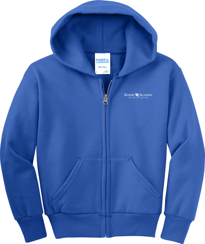 Port & Company Youth Core Fleece Full-Zip Hooded Sweatshirt (KA-PC90YZH) image thumbnail