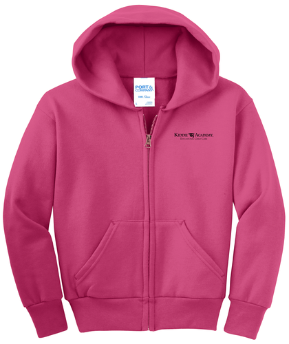 Port & Company Youth Core Fleece Full-Zip Hooded Sweatshirt (KA-PC90YZH) image thumbnail