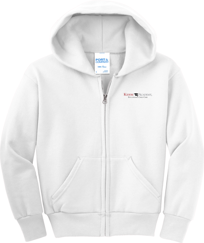 Port & Company Youth Core Fleece Full-Zip Hooded Sweatshirt (KA-PC90YZH) image thumbnail